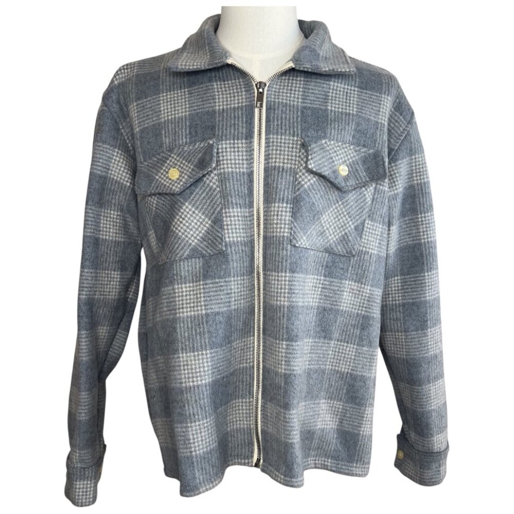 Christos Plaid Shirt Jacket